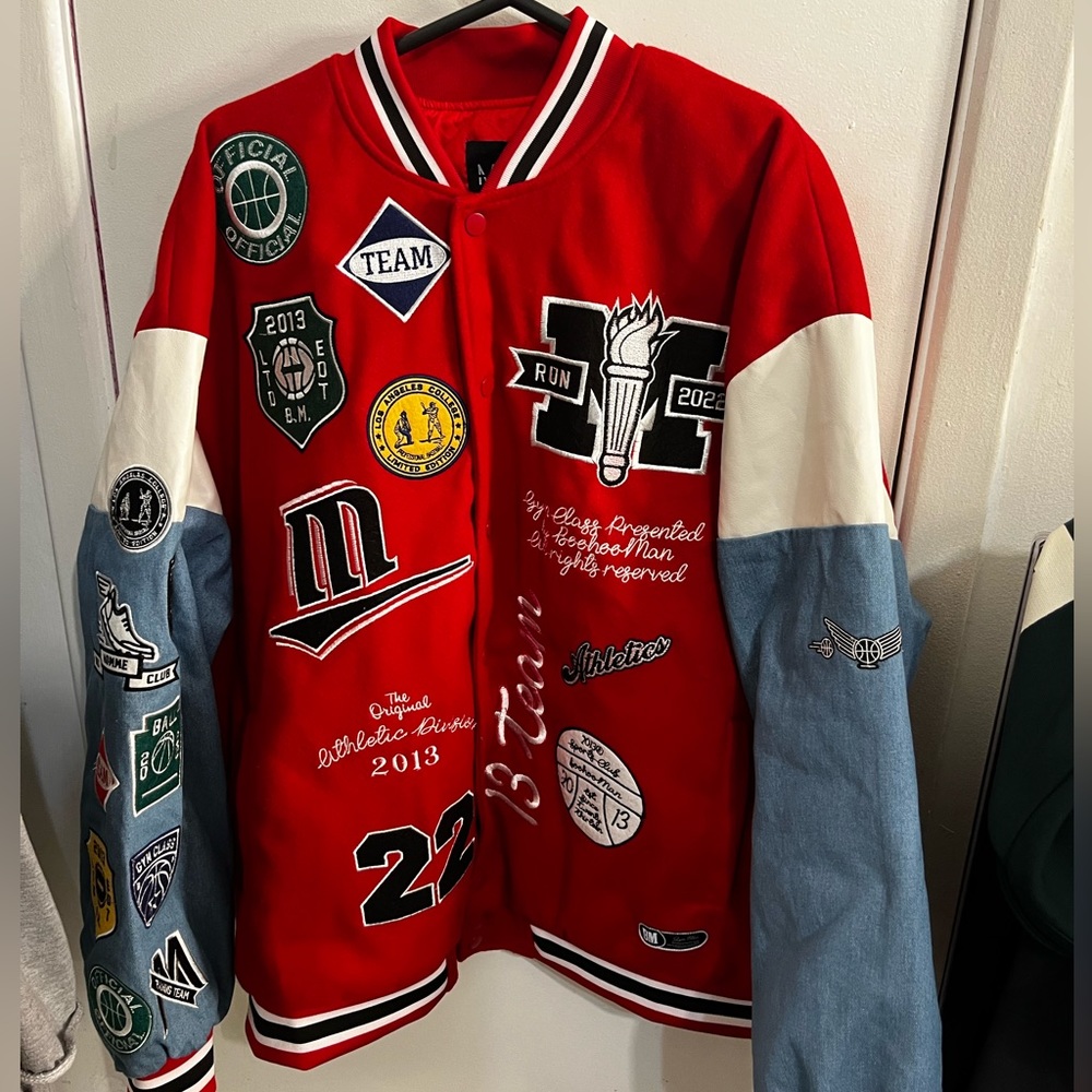 Boohoo Man Varsity Patch Jacket
